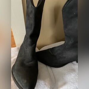 Black Men’s Cowboy Boots Sz 10.5